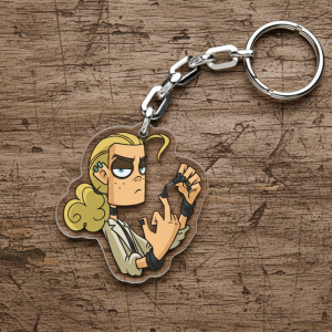 Брелок акриловый "Ди"