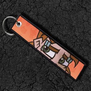 Fabric keychain remuvka "Heavy"