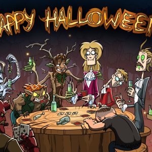 Набор открыток HALLOWEEN Покер 2026